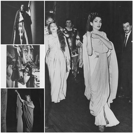 Maria Callas "Norma Bellini" 1951/1964

Four gelatin silver prints.
cm 25,5 x 2
