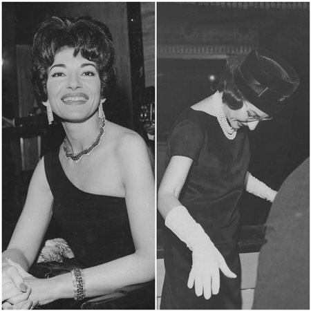 Maria Callas 1960 ca.

Two ferrotyped original gelatin silver prints large size