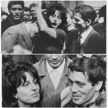 Anna Magnani, Pierpaolo Pasolini and Franco Citti 1962

Two original gelatin si