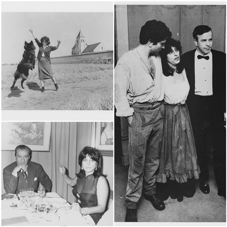 Anna Magnani, Luchino Visconti and Franco Zeffirelli 1976

Three original gelat