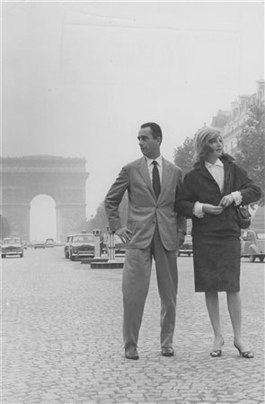 Uberto Guidotti Monica Vitti and Michelangelo Antonioni 1960

Ferrotyped origina