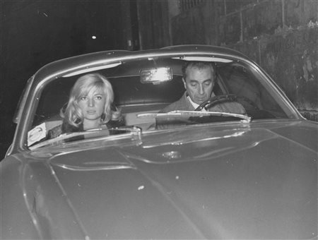 Dolce vita Monica Vitti and Michelangelo Antonioni 1968

Ferrotyped original ge
