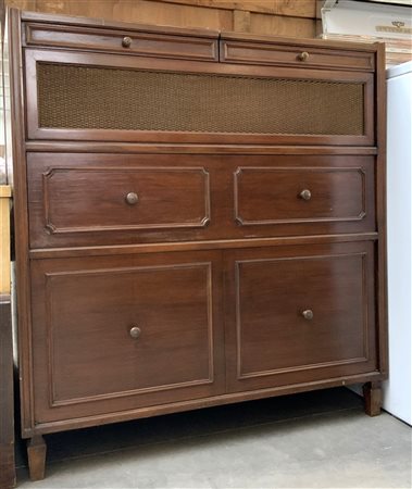 Mobile radio/giradischi modello "Italdea-Milano ". Italia, anni '70. (cm 91x97x