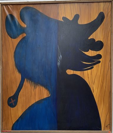 Arturo Carmassi "L'ombra di Nelson/54" 1974
olio su tela
cm 125x107
datato LXXIV