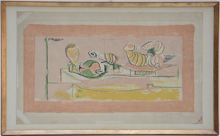 Graham Sutherland "Articulated Forms" 1950
litografia a colori
cm 38x63
firmata