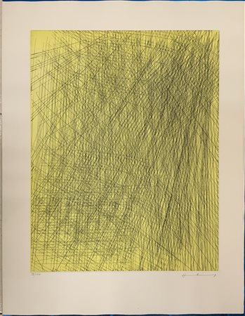 Hans Hartung lotto composto da due acqueforti e acquatinte a colori, stampate su