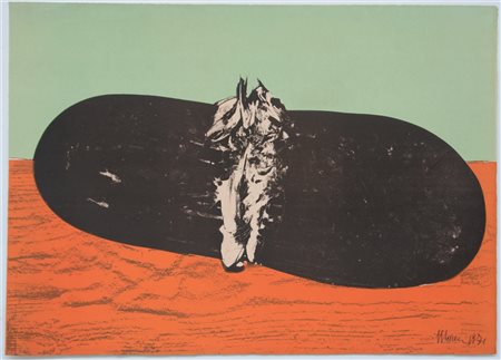 Mattia Moreni "Senza titolo" 1971
serigrafia - prova d'artista
cm 50,5x70,5
iscr