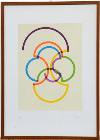 Max Huber "Senza titolo" 1959/87
litografia a colori
cm 70x50
numerata 26/100, f