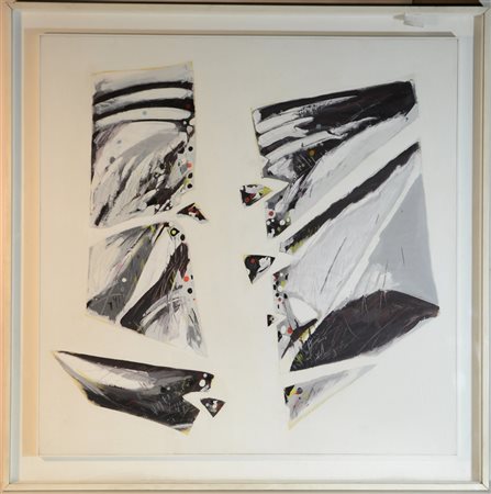 Enrico Mulazzani "Senza titolo" 1986
tecnica mista su carta
cm 100x100
firmato e