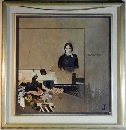 Riproduzione fotografica del dipinto del 1967 "Tradate" di Gianfranco Ferroni
c