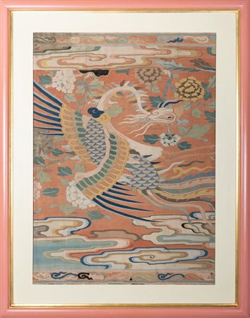 Arte Cinese  A large imperial kesi woven with a phoenix China, Ming dynasty, late 16th-early 17th century .