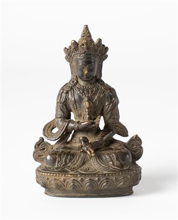 Arte Cinese  A bronze figure of VajrasattvaCina, 19th century .