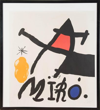 Joan Miró (Barcellona 1893 – Palma di Maiorca 1983), “Senza Titolo”.