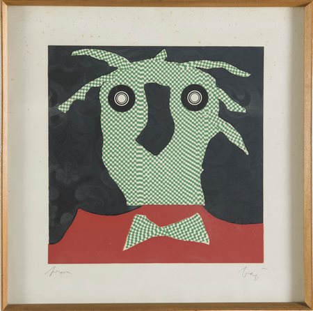 Enrico Baj (Milano1924 – Vergiate 2003), “Senza Titolo”.