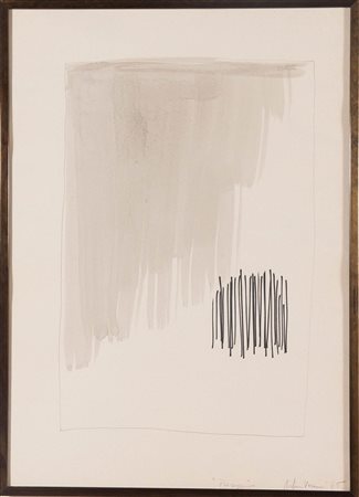 Arturo Vermi (Bergamo 1928 – Lecco 1988), “Paesaggio”, 1965.