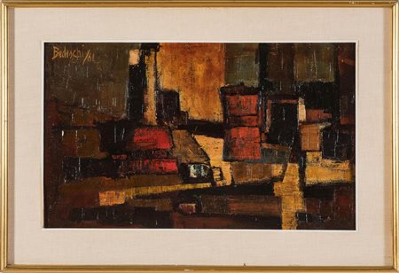 Nevio Bedeschi (Faenza 1935), “Composizione”, 1961.