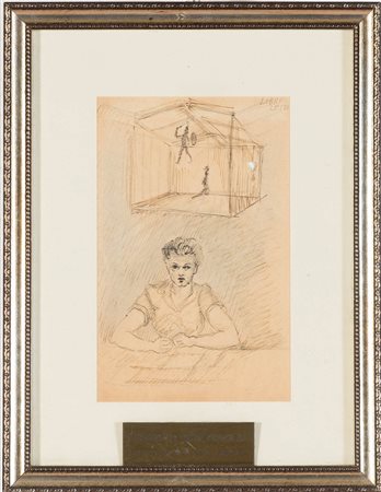 Alberto Bragaglia (Frosinone, 1896 - Anzio, 1985), “Leonardo e il suo teatrino”, 1942.