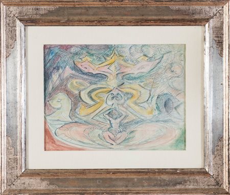 Alberto Bragaglia (Frosinone, 1896 - Anzio, 1985), “Policromia Spaziale Astratta”, 1919.