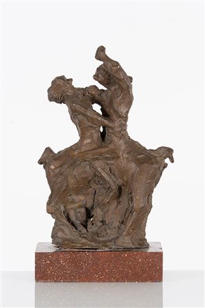 Arturo Martini (Treviso 1889 - Milano 1947), attribuito a, “Lotta tra Centauri”.