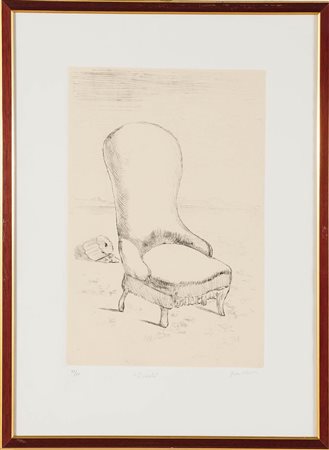 Giorgio de Chirico (Volo 1888 – Roma 1978), “L’idolo”.