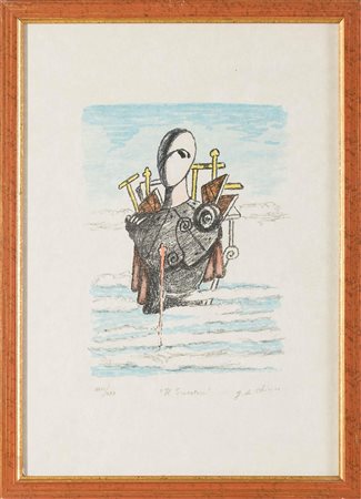 Giorgio de Chirico (Volo 1888 – Roma 1978), “Il Trovatore”.