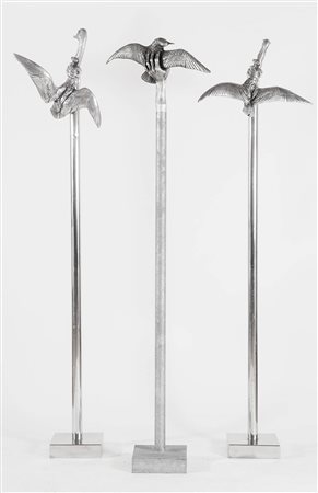 Valeriano Trubbiani (Macerata 1937), Tre elementi dell’Installazione “Stato d’assedio”.