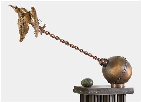 Valeriano Trubbiani (Macerata 1937), “Volo frenato”, 1975.