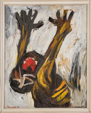 Bepi Romagnoni (Milano 1930 – Villasimius 1964), “Esplosione”, 1957.