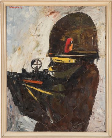 Bepi Romagnoni (Milano 1930 – Villasimius 1964), “Soldato che spara”, 1957.