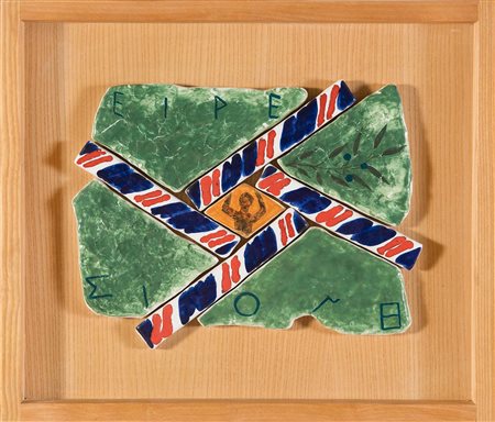 Joe Tilson (Londra 1928), “Eiresione”, 1994.