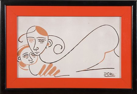 Silvano D’Orsi (Gioia Sannitica 1935), “Figure”.