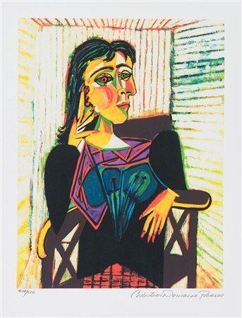 Pablo Picasso (Malaga 1881 – Mougins 1973), “Ritratto di Dora Maar seduta”.