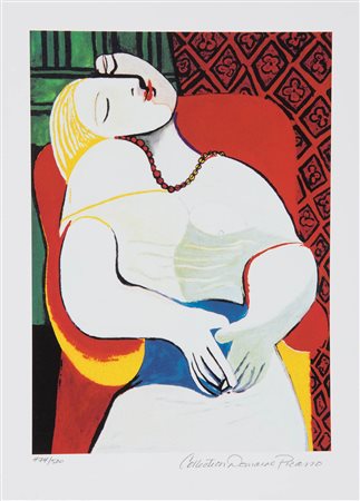 Pablo Picasso (Malaga 1881 – Mougins 1973), “Il sogno”.