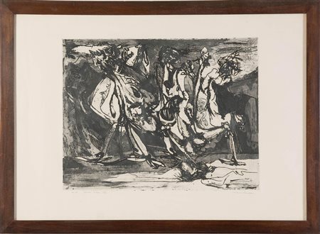 Luciano De Vita (Ancona, 1929 – 1992), “Composizione”, 1962.