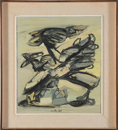 Luciano De Vita (Ancona, 1929 – 1992), “Composizione”, 1963.