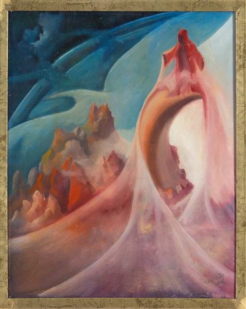 Pittore del XX sec., “Opera Futurista”, 1945.