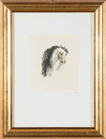 Giorgio de Chirico (Volo 1888 – Roma 1978), “Il Cavallo Balio”.