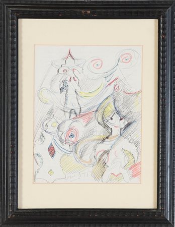 Alberto Bragaglia (Frosinone, 1896 - Anzio, 1985), “Prospettive Futurologiche Visibilistiche”, Anni ‘50.