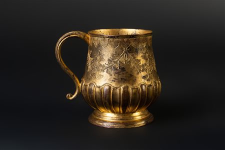 Arte Islamica  An Ottoman gilt copper (tombak) jugTurkey, 19th century  .