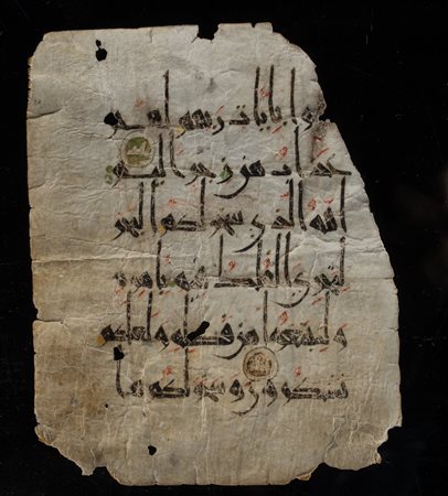 Arte Islamica  An Eastern Kufic Quran folioIran, 20th century or earlier .