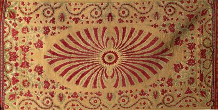 Arte Islamica  An Ottoman voided velvet cushion cover (yastik yuzu)Turkey, 18th century .