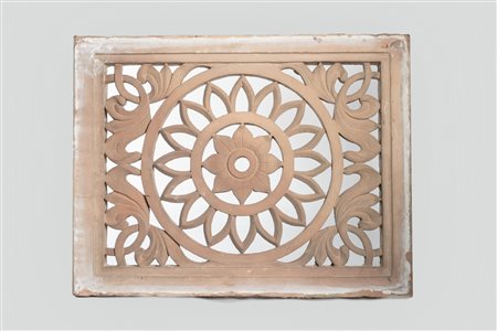 Arte Islamica  A sandstone jali screen India, 19th century .