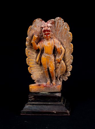 Arte Indiana  An ivory figure of KarttikeyaIndia, 18th century .
