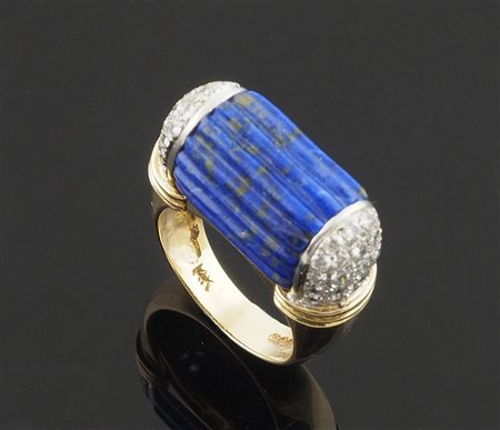 Anello lapislazzuli