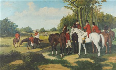 Dipinto-scena di caccia