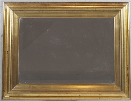 specchio rettangolare dorato