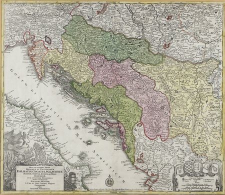 M. Seutter - carta geografica