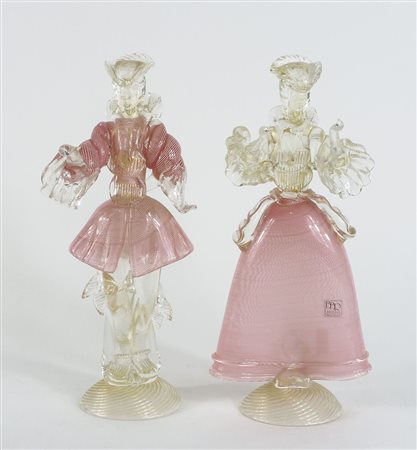 due statuine in vetro