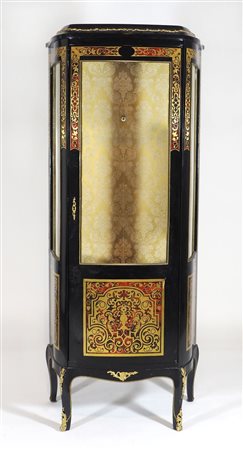 Vetrina legno nero boulle