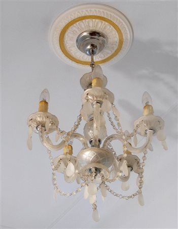 Lampadario plastica 5 luci